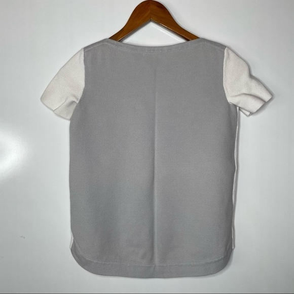 Madewell Colorblock Short-Sleeve Sweater Xxsmall - Picture 4 of 6